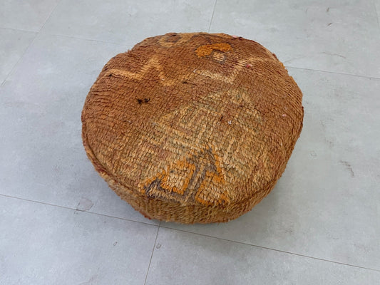 Round moroccan pouf cover - S13