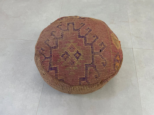 Round moroccan pouf cover - R50