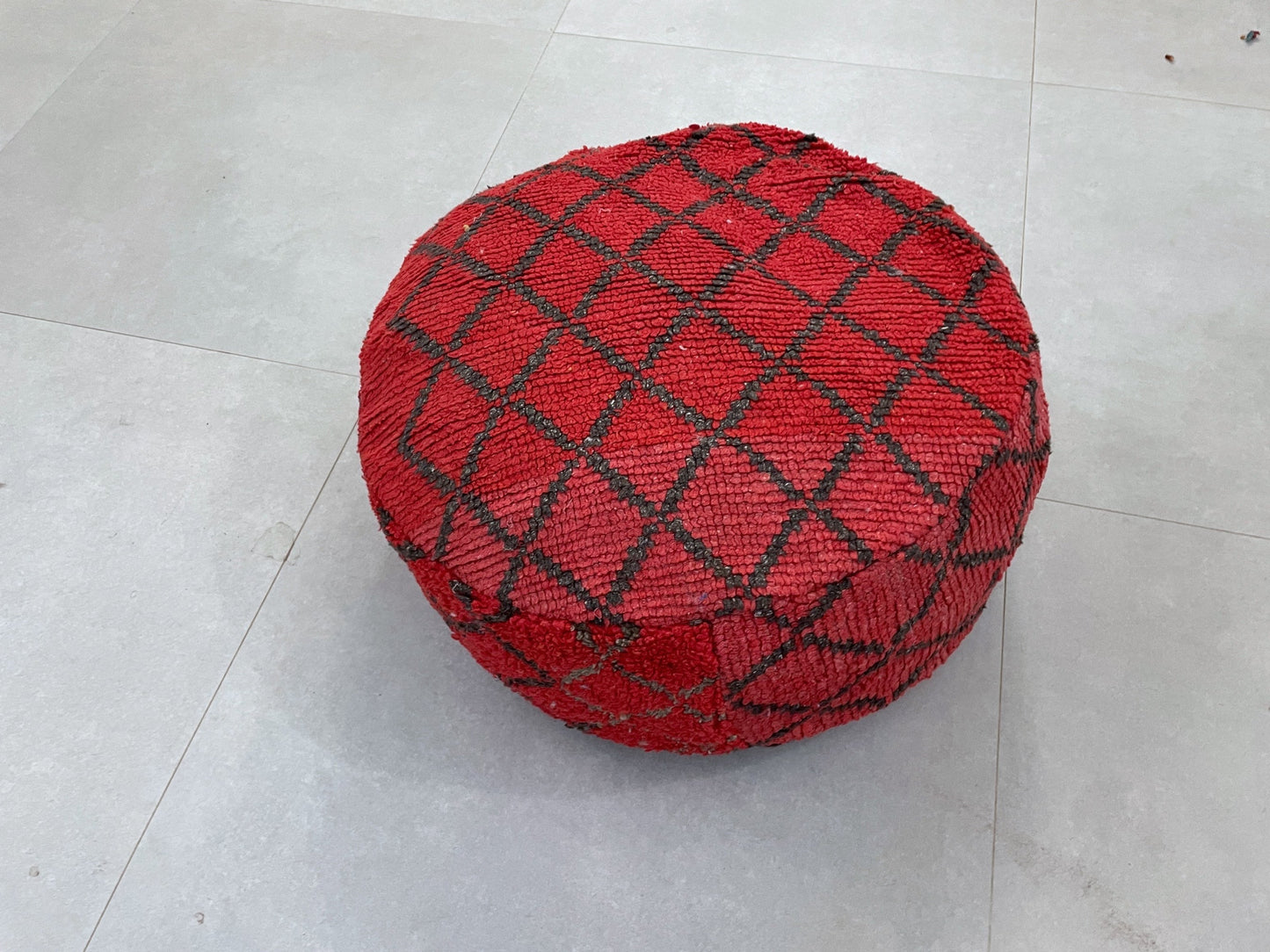 Round moroccan pouf cover - S66