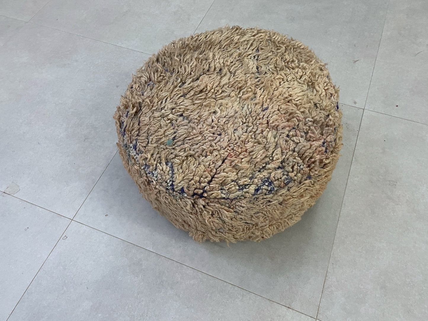 Round moroccan pouf cover - T41