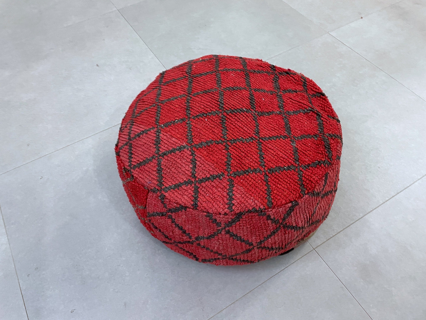Round moroccan pouf cover - S66