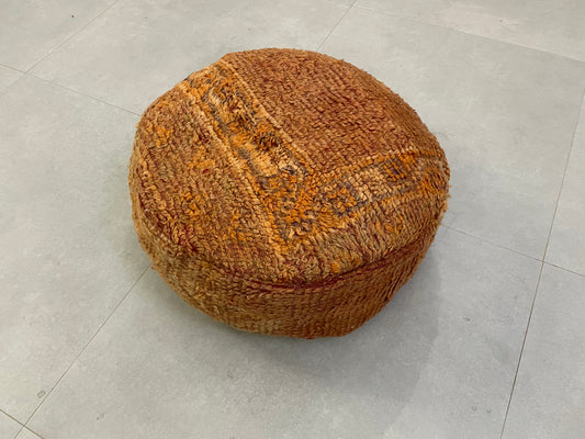 Round moroccan pouf cover - S15