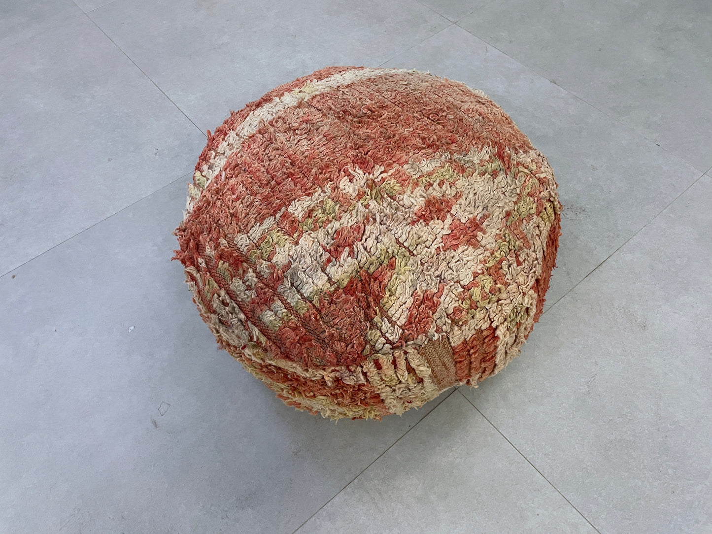 Round moroccan pouf cover - R29