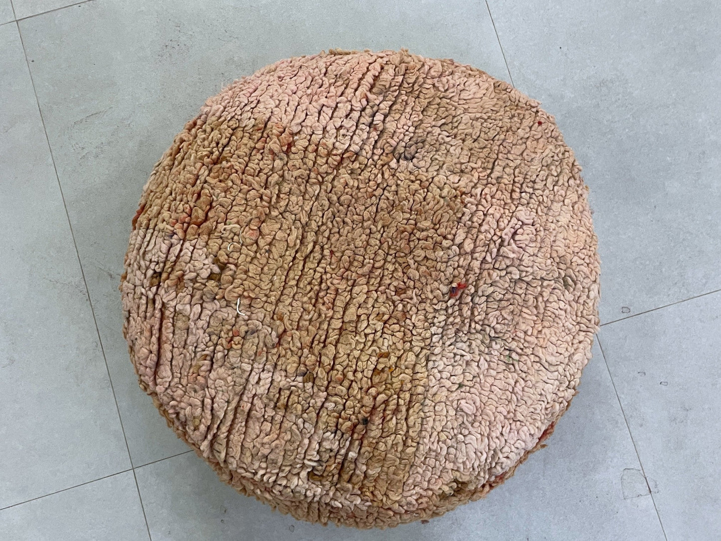 Round moroccan pouf cover - S63