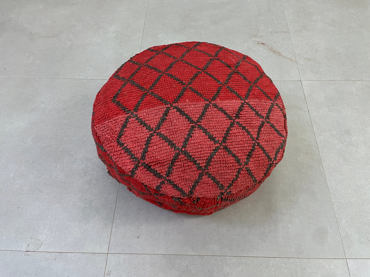 Round moroccan pouf cover - R51