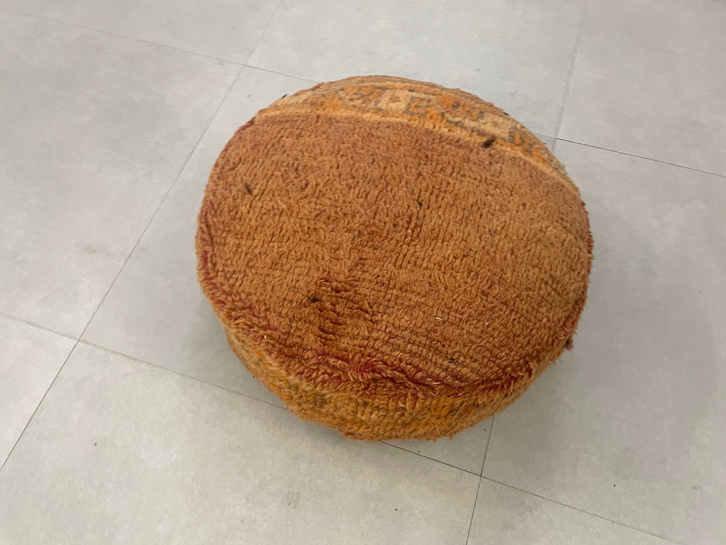 Round moroccan pouf cover - T15