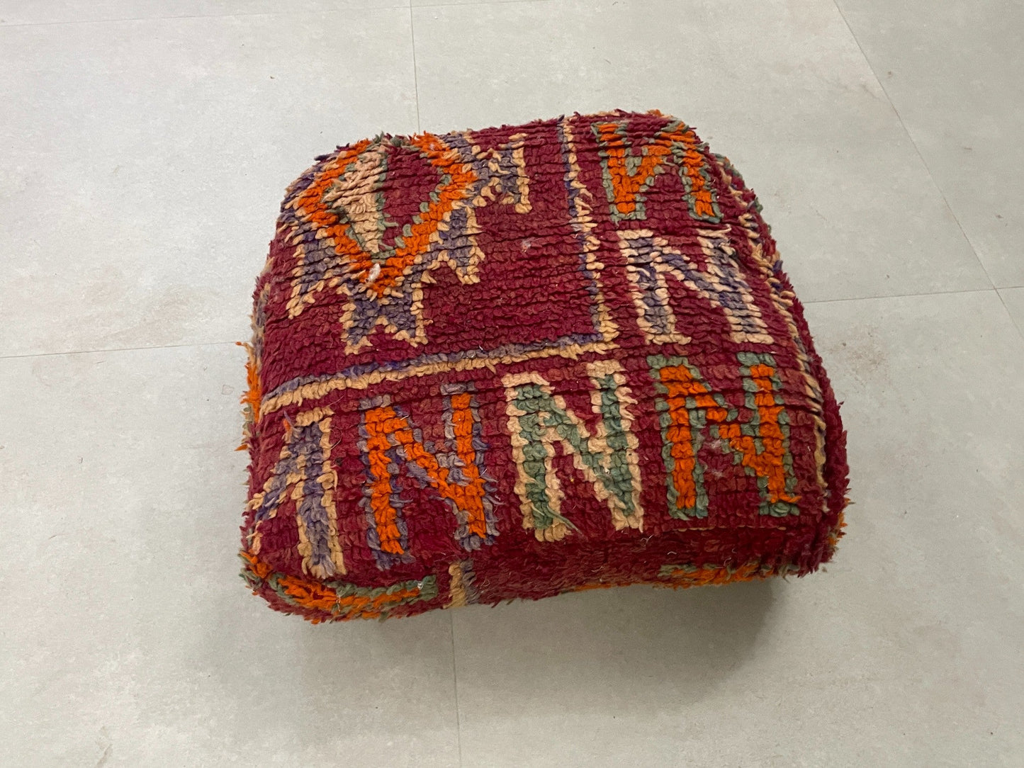 Moroccan floor pillow cover - V23