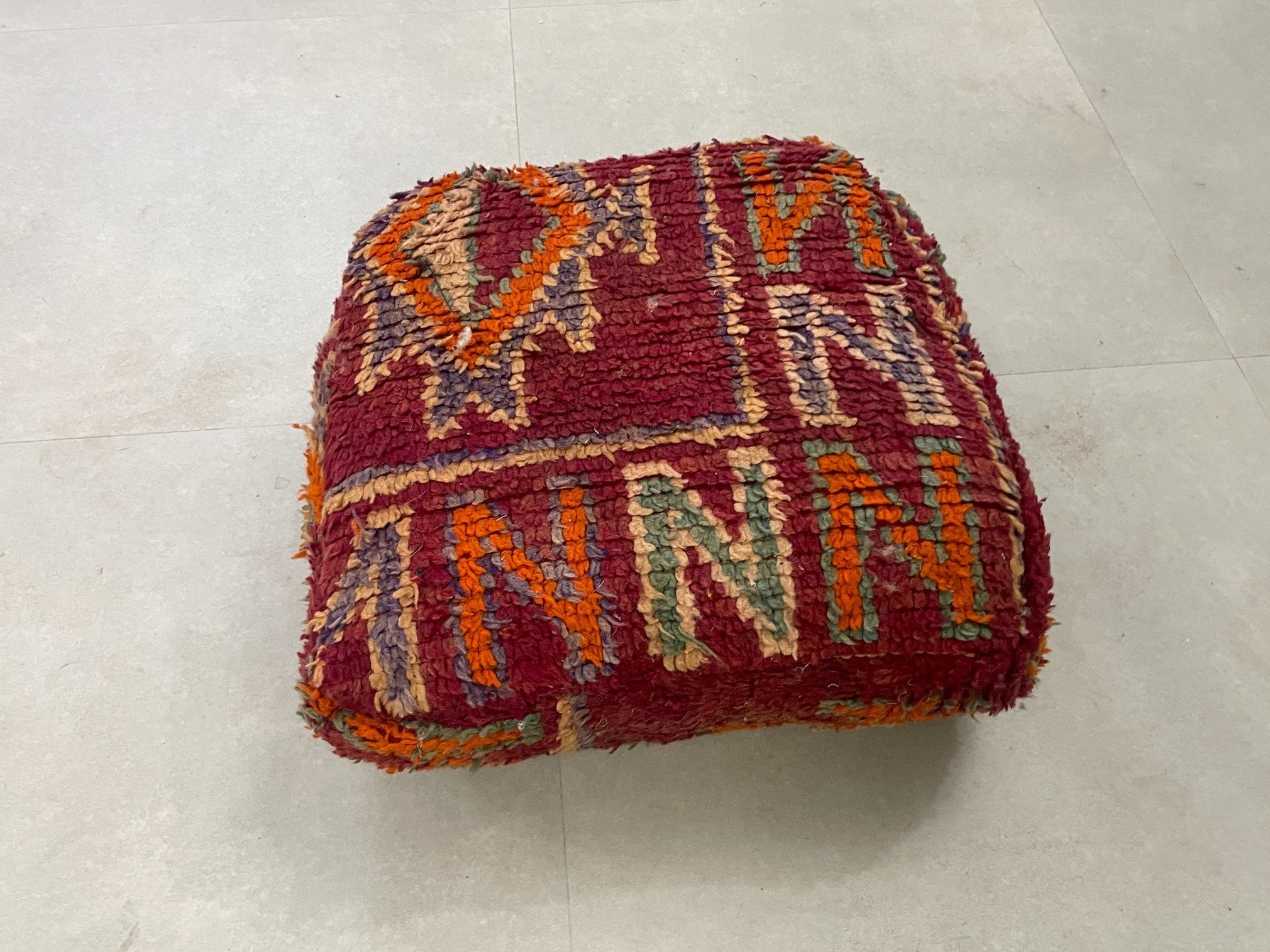 Moroccan floor pillow cover - V23