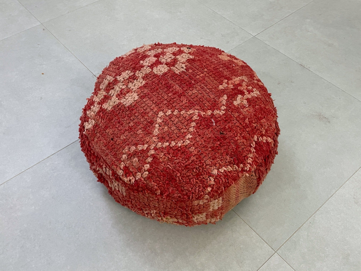 Round moroccan pouf cover - T35