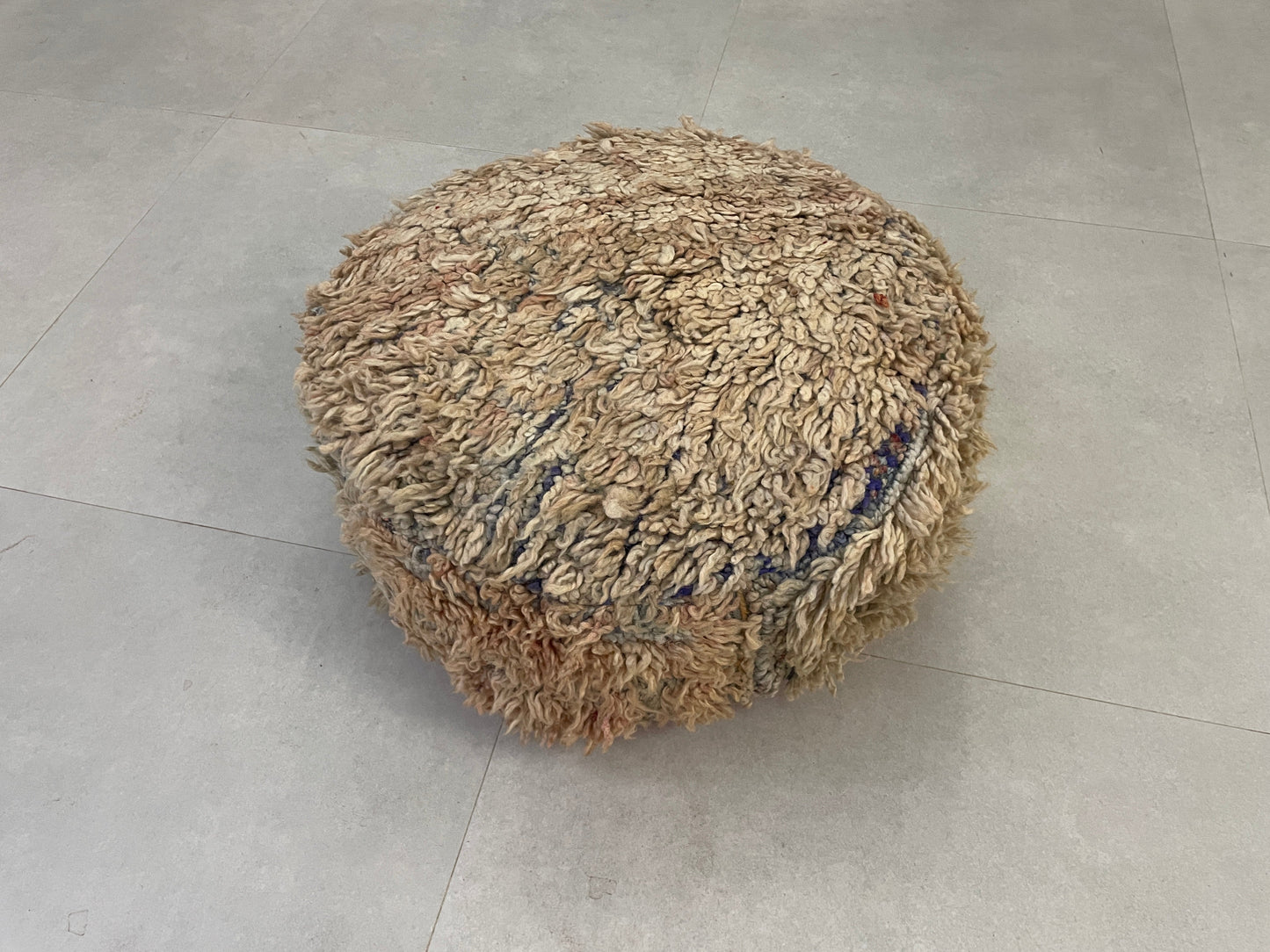 Round moroccan pouf cover - R6