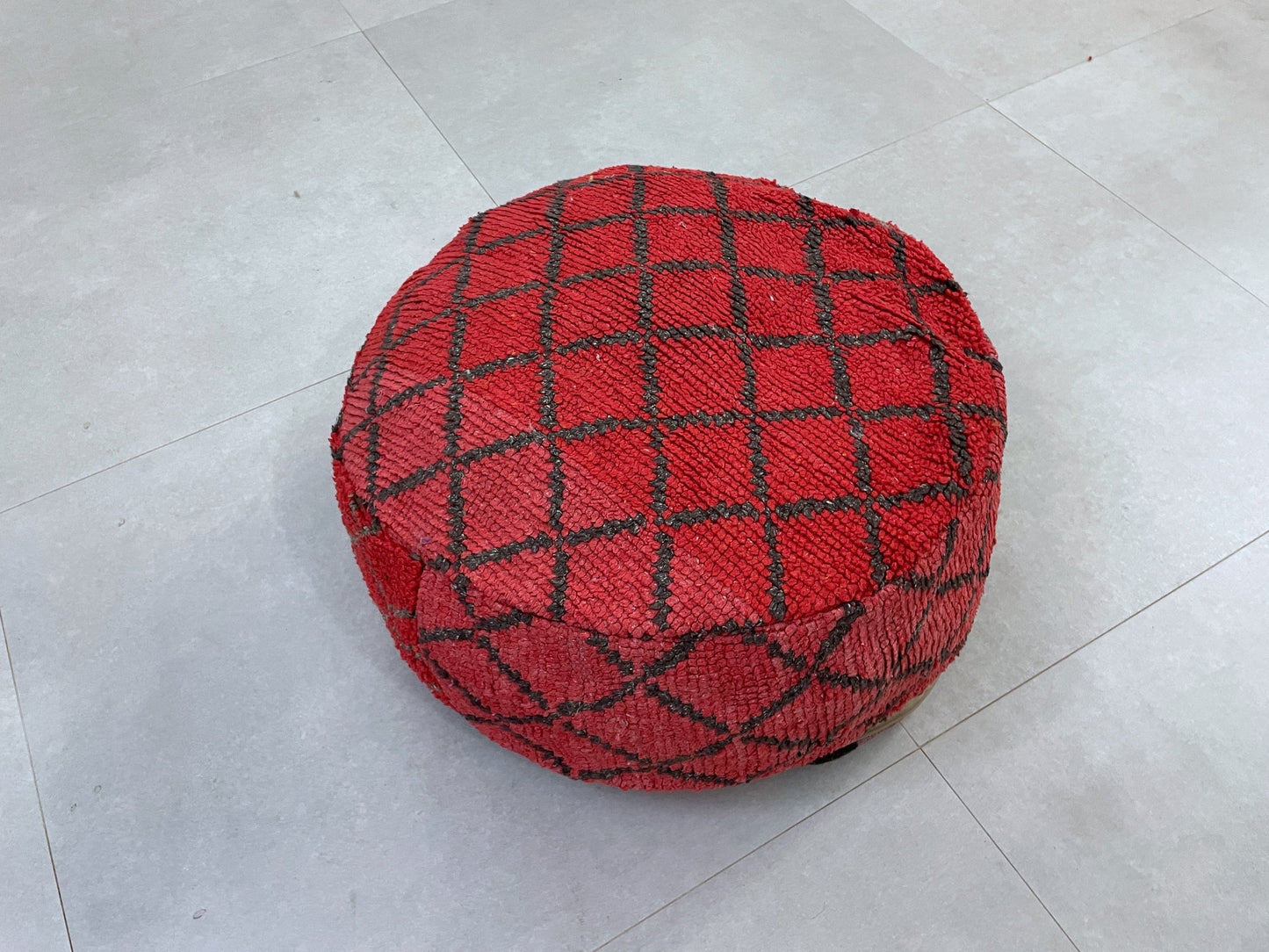 Round moroccan pouf cover - S66