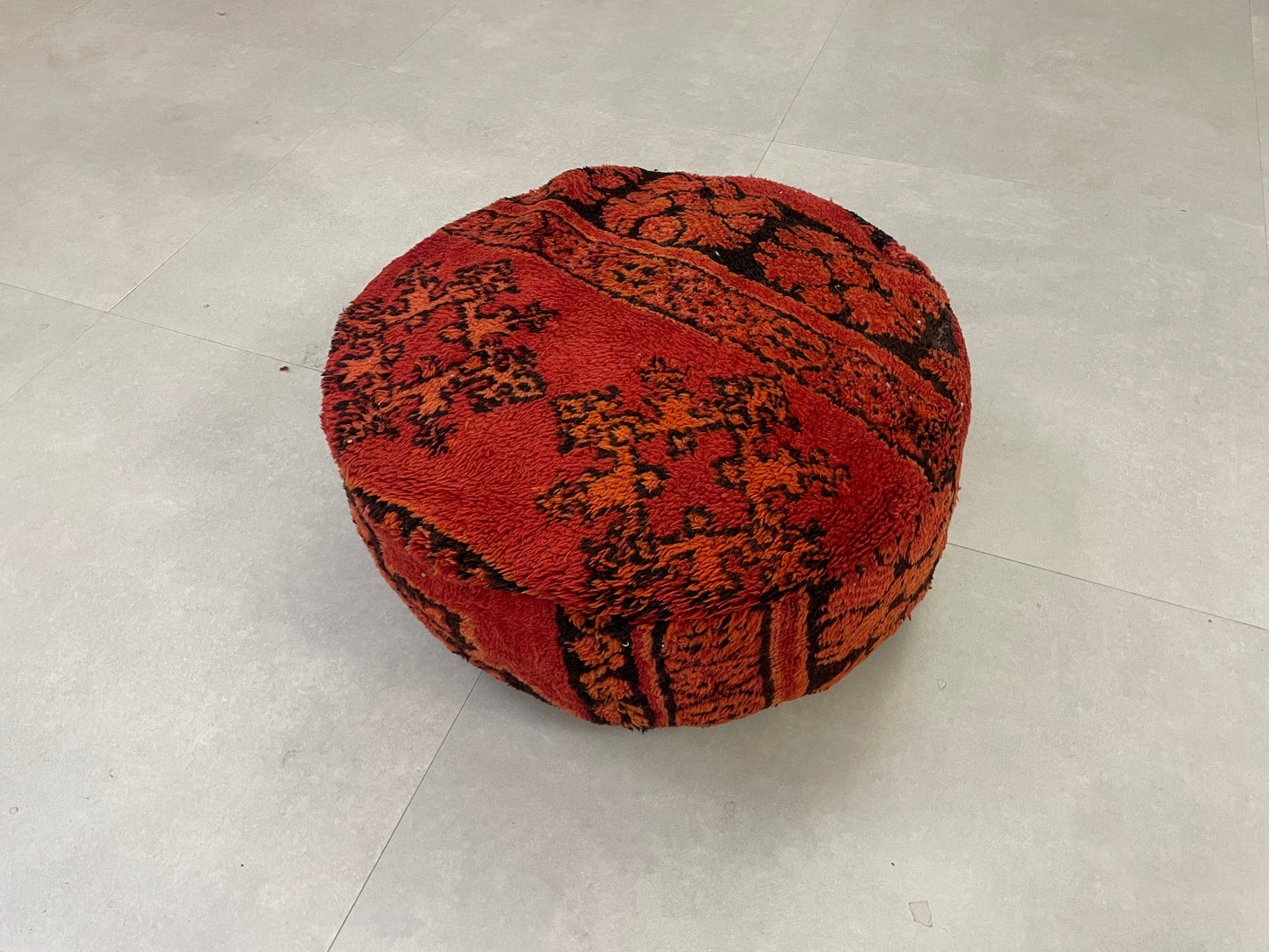 Round moroccan pouf cover - R7
