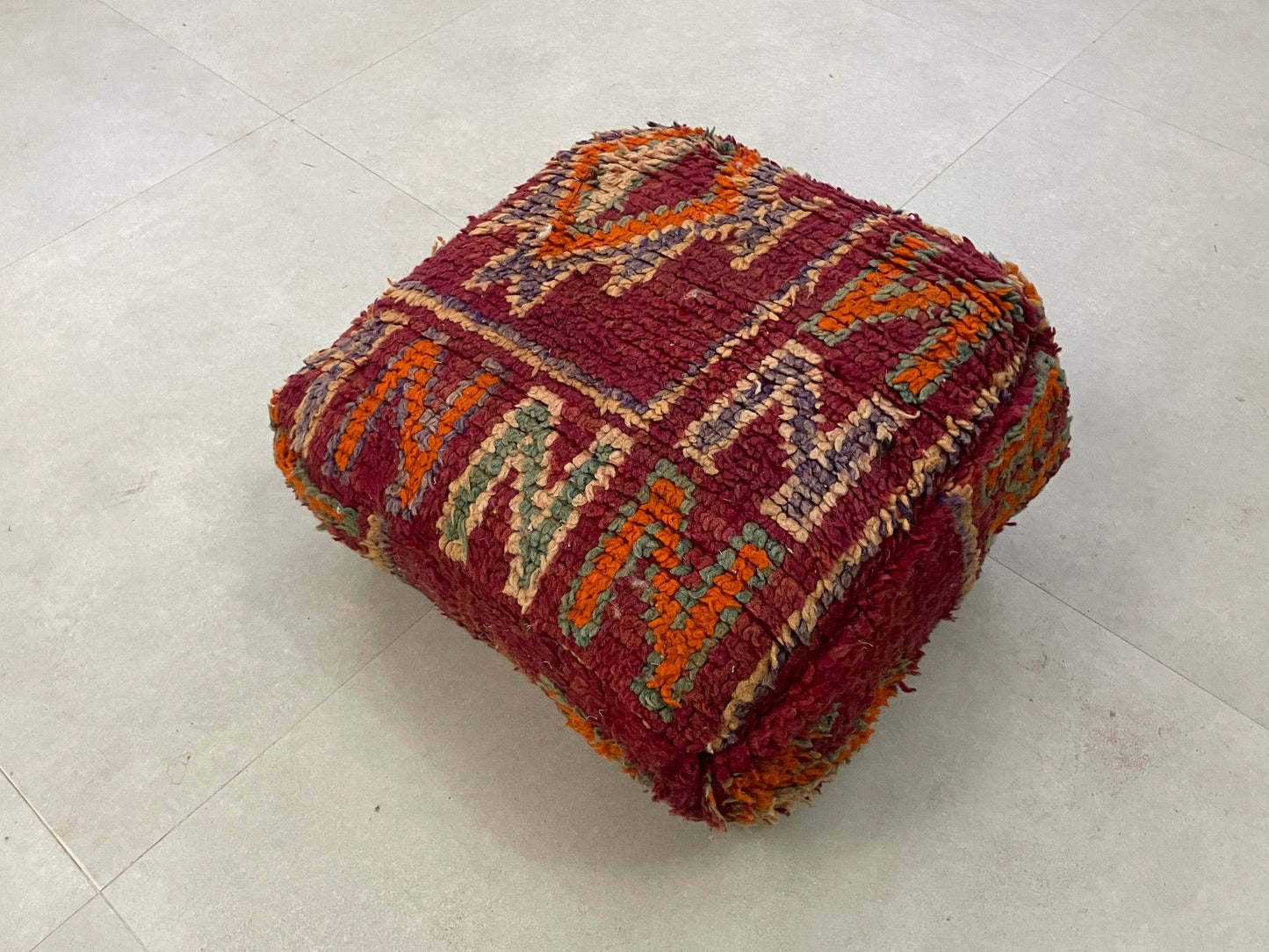 Moroccan floor pillow cover - V23