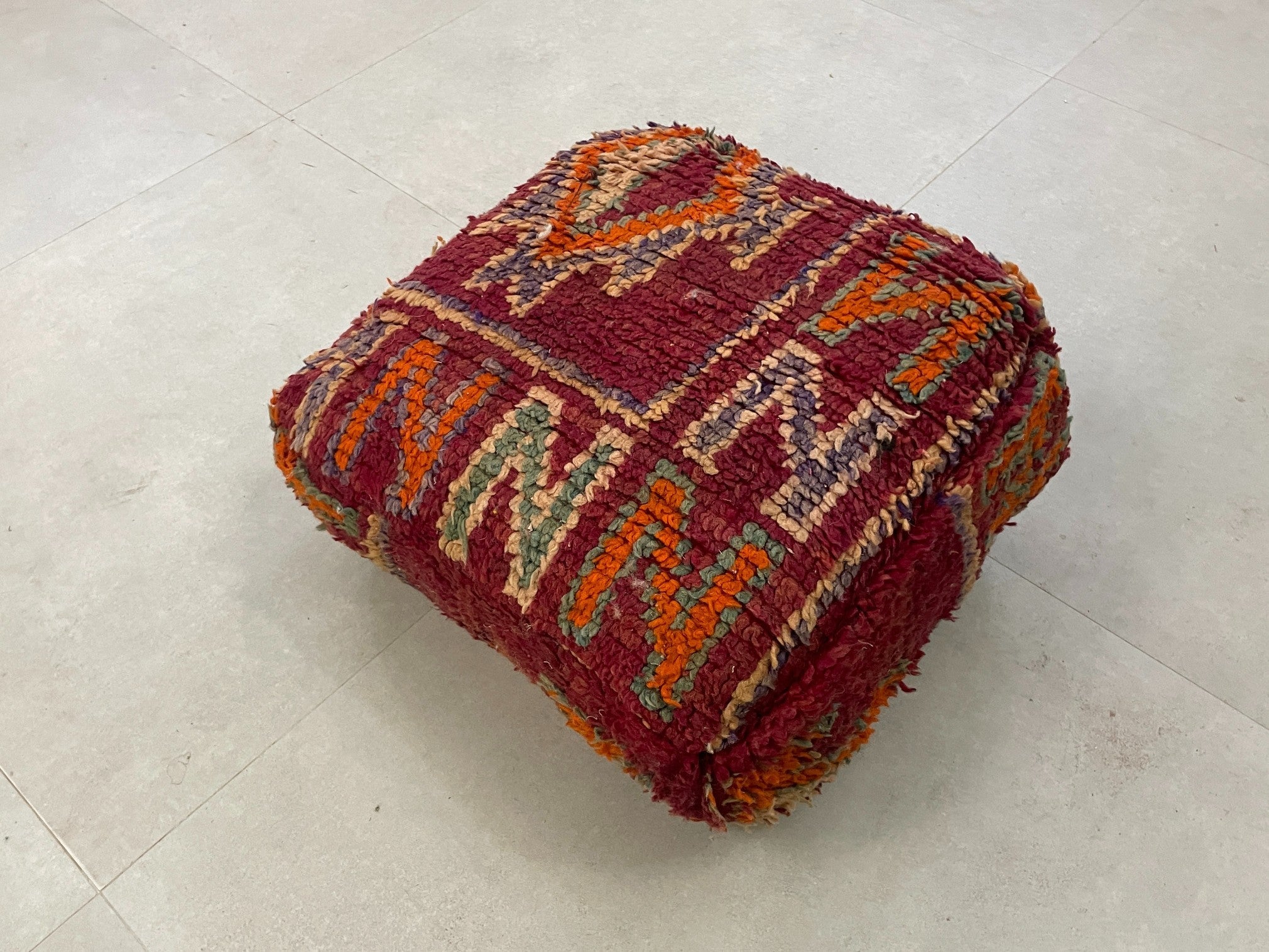 Moroccan floor pillow cover - V23