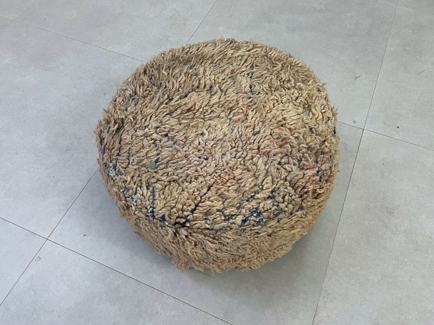 Round moroccan pouf cover - T41