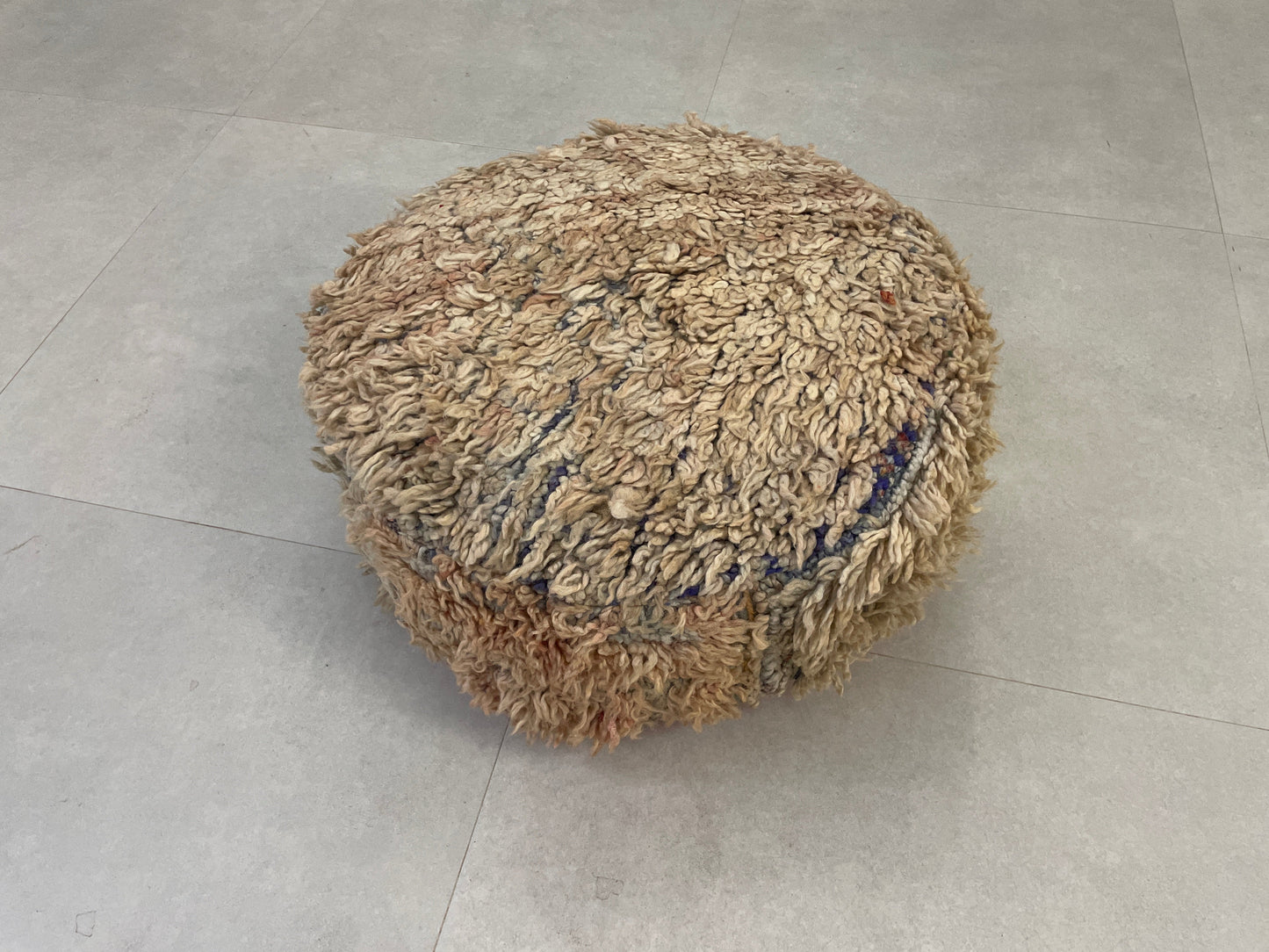 Round moroccan pouf cover - R6