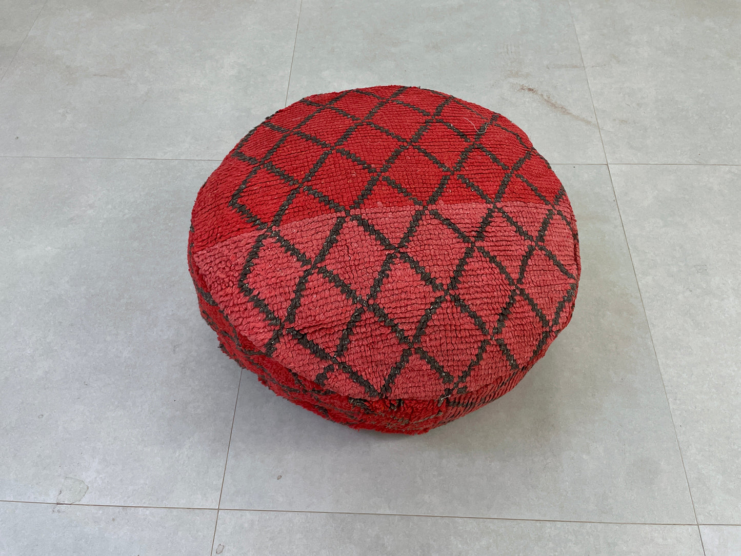 Round moroccan pouf cover - R51