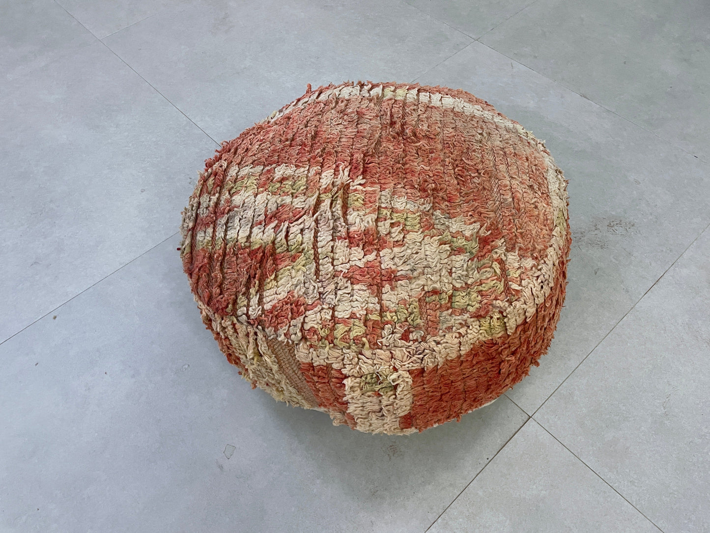 Round moroccan pouf cover - R29