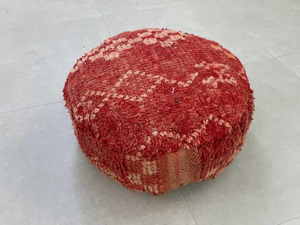 Round moroccan pouf cover - T35