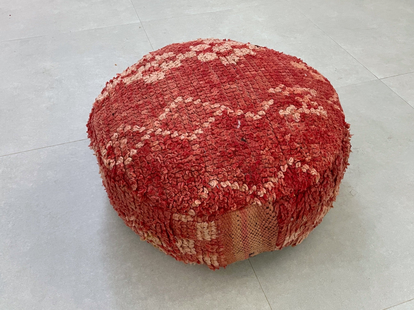 Round moroccan pouf cover - T35