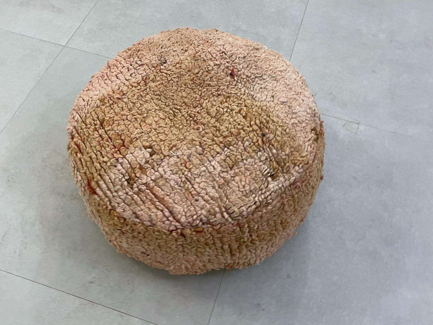 Round moroccan pouf cover - S63