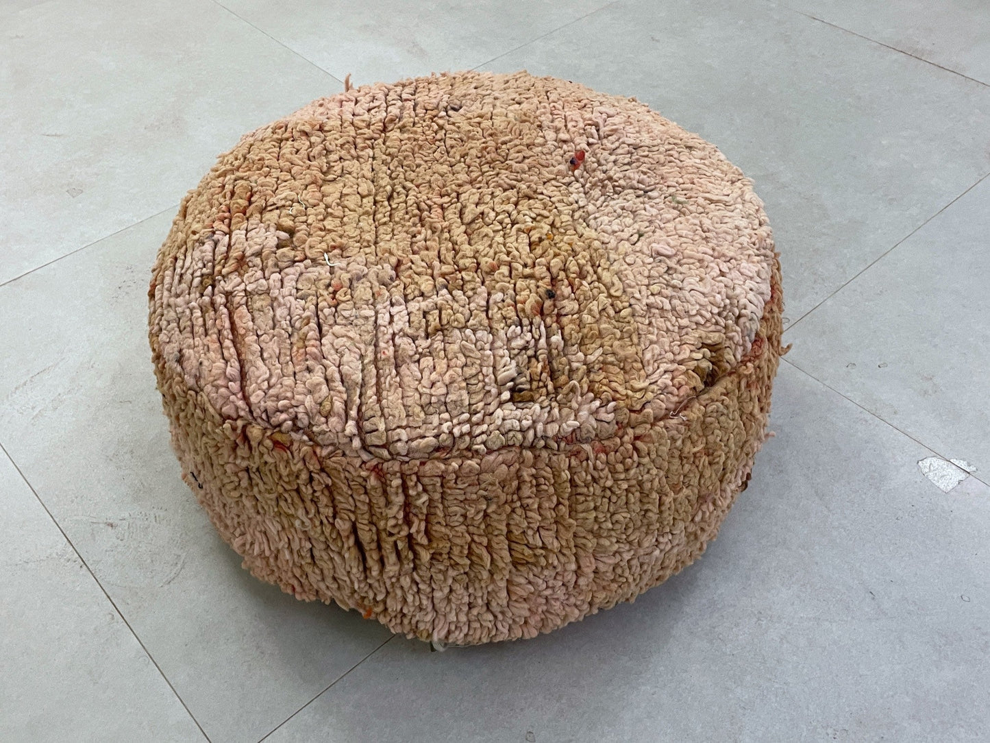 Round moroccan pouf cover - S63