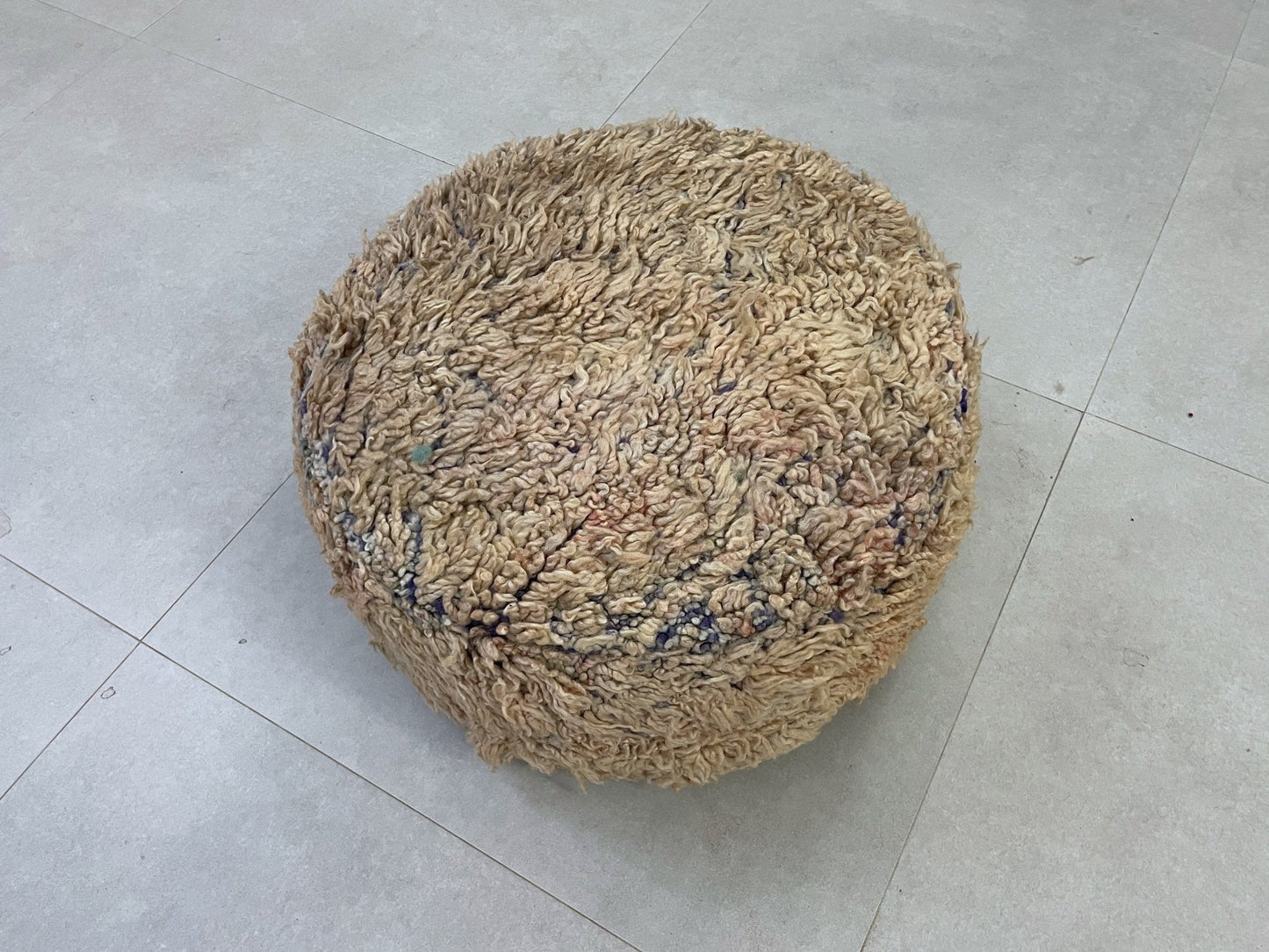 Round moroccan pouf cover - T41