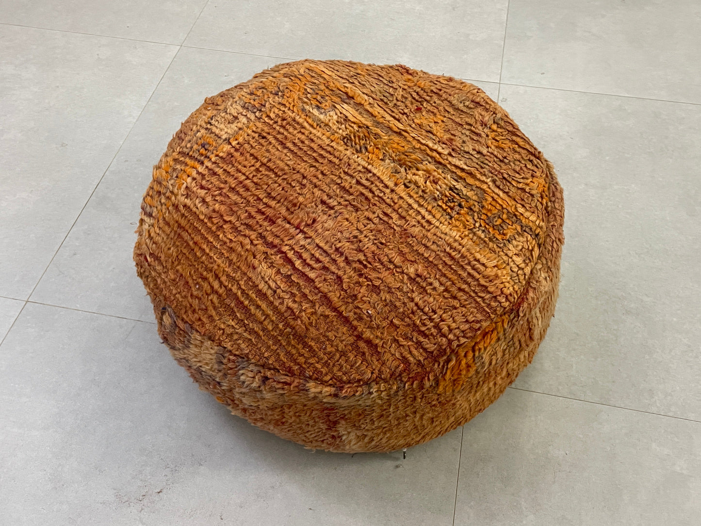 Round moroccan pouf cover - S15