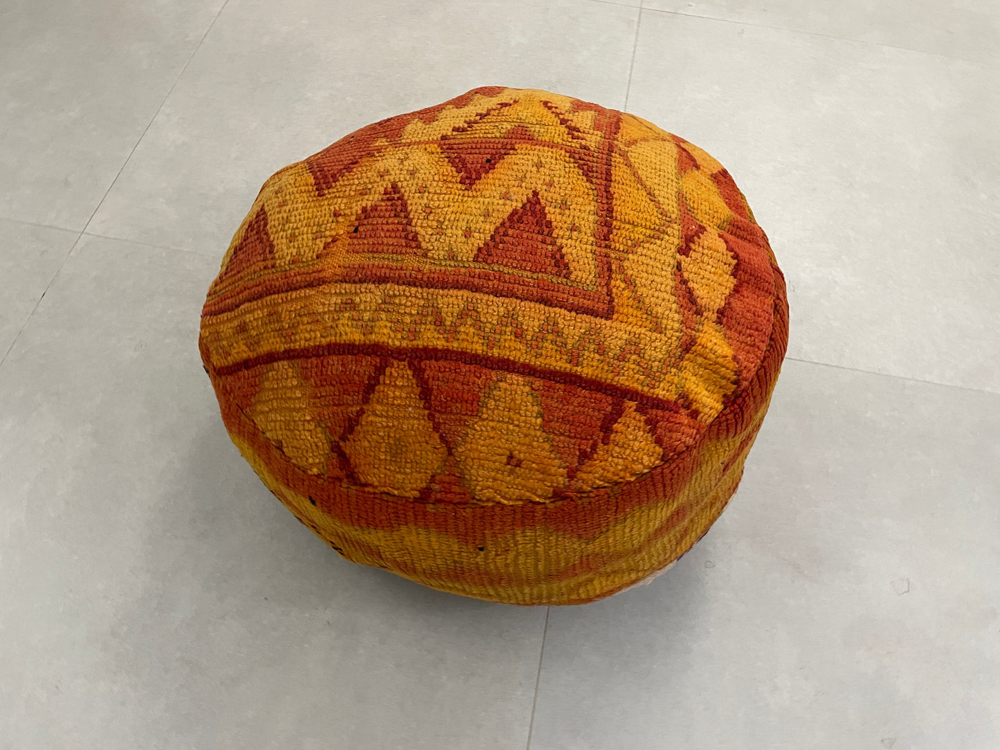 Round moroccan pouf cover - R46