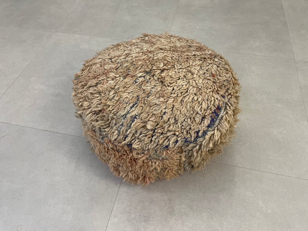 Round moroccan pouf cover - R6