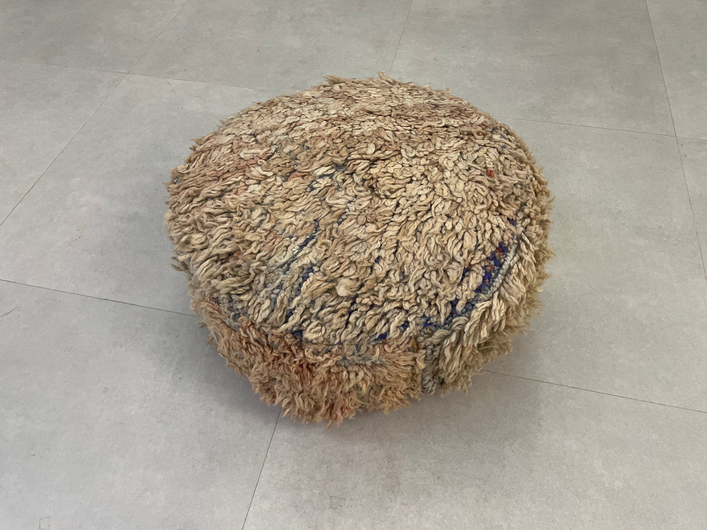 Round moroccan pouf cover - R6