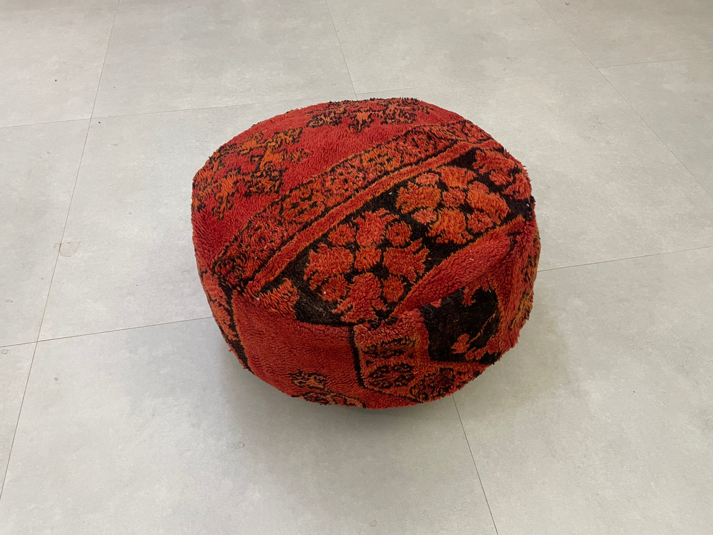 Round moroccan pouf cover - R7