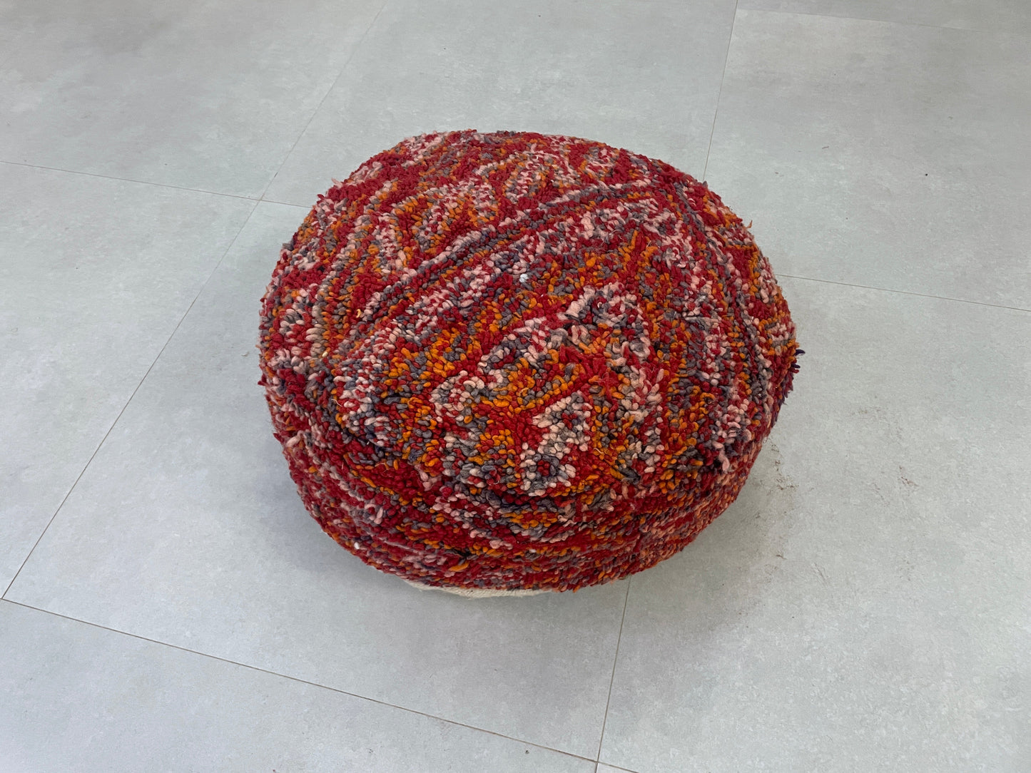 Round moroccan pouf cover - T66