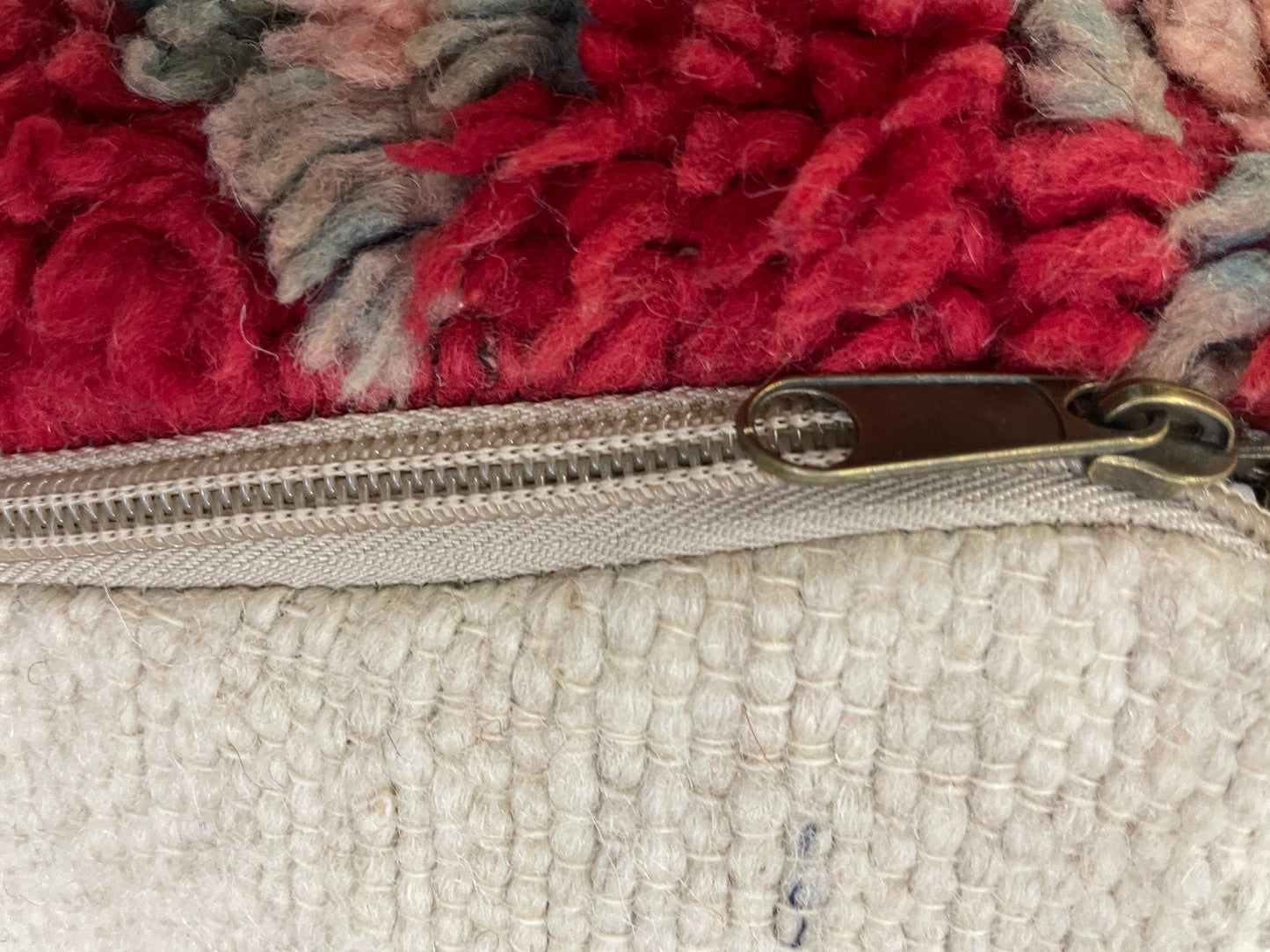 Round moroccan pouf cover - R53