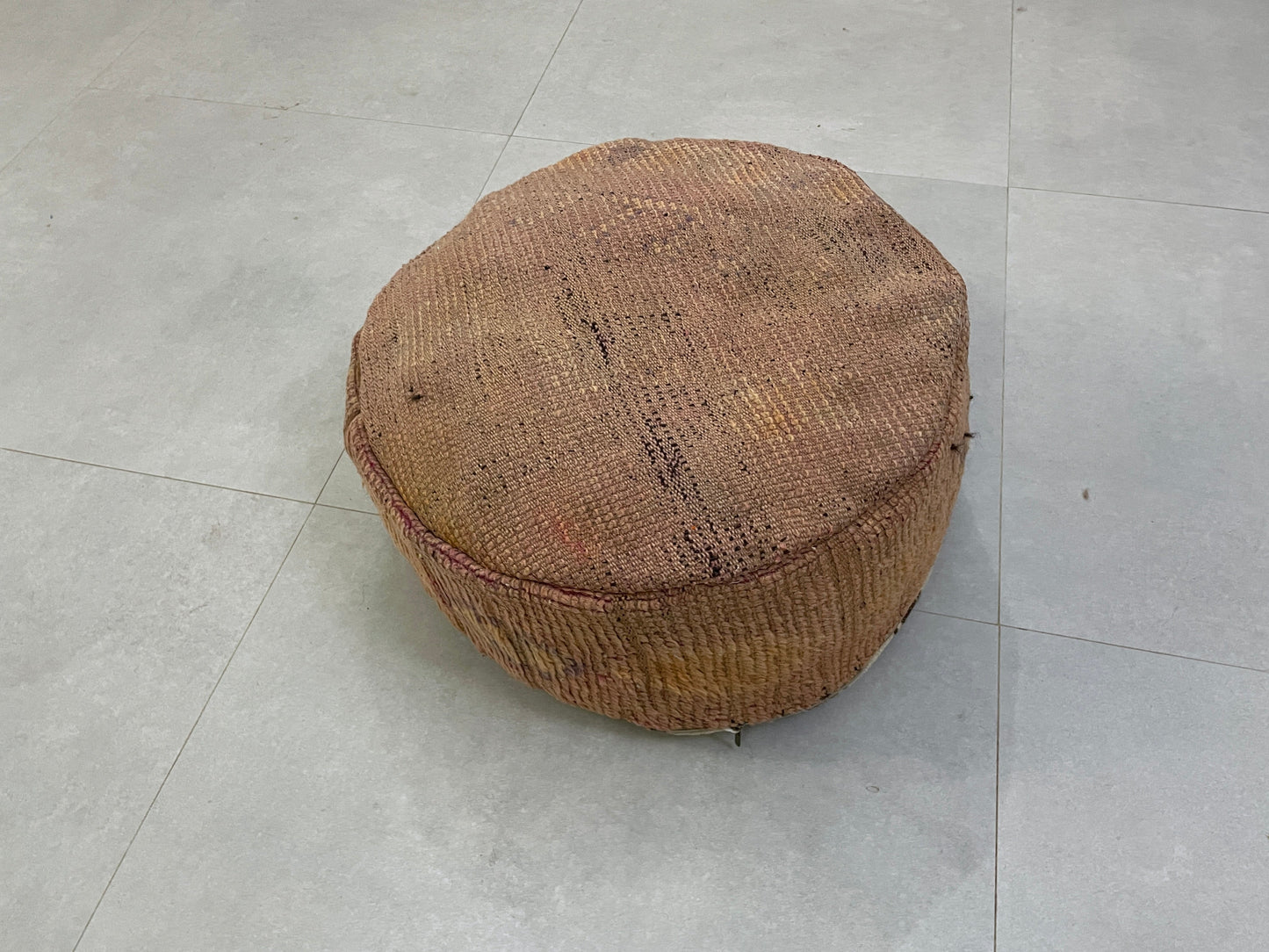 Round moroccan pouf cover - T18