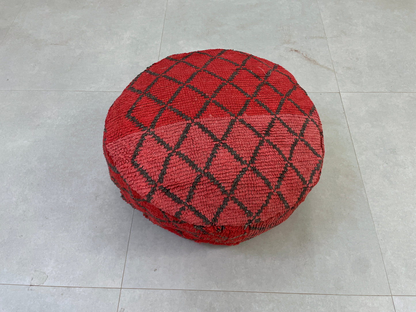 Round moroccan pouf cover - R51