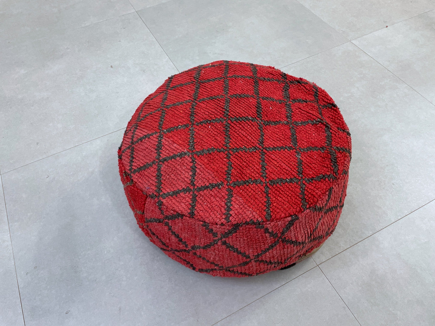 Round moroccan pouf cover - S66