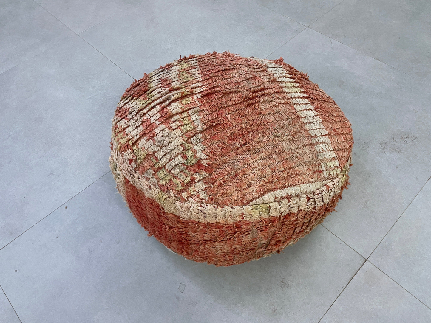 Round moroccan pouf cover - R29