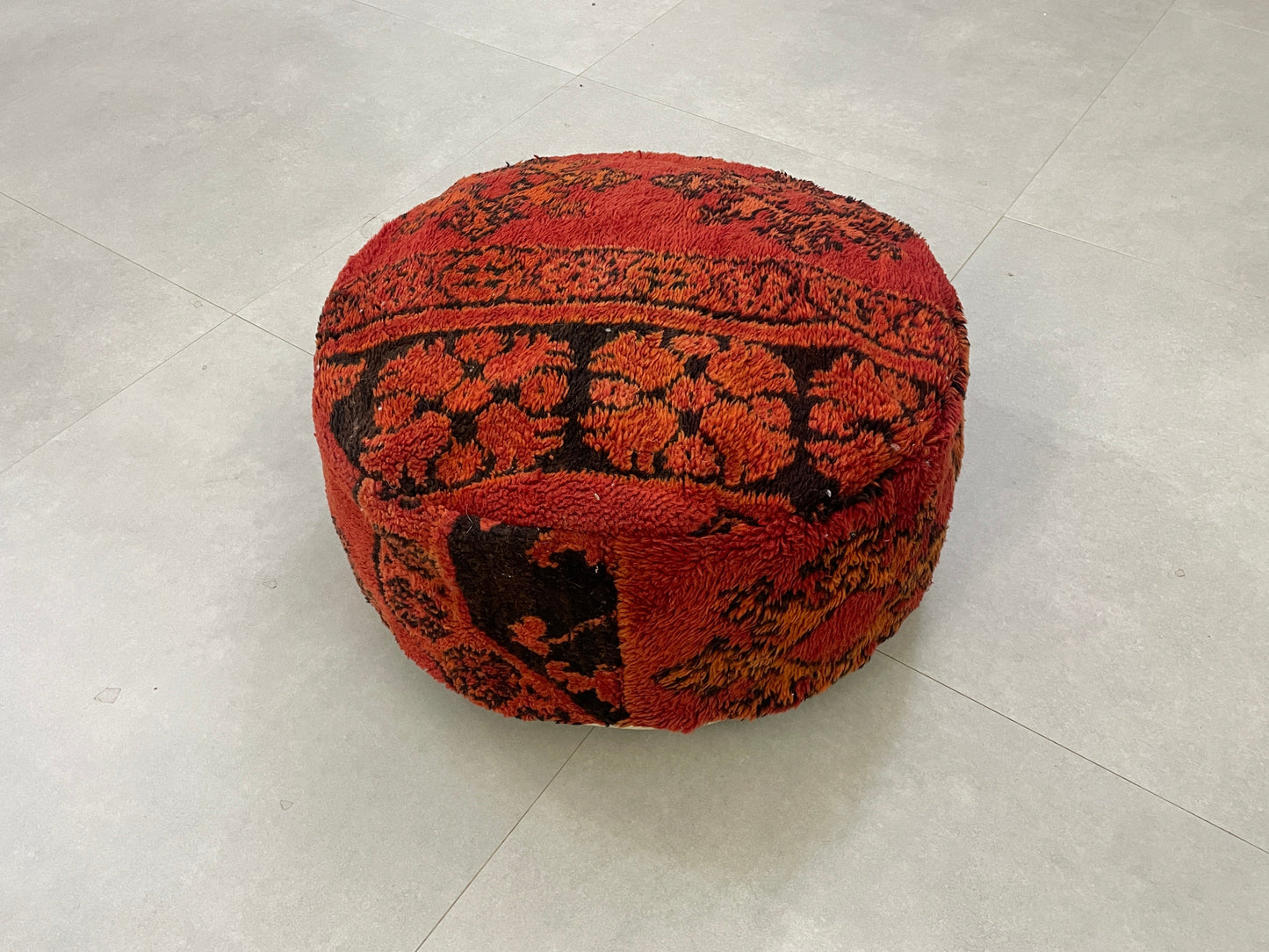 Round moroccan pouf cover - R7