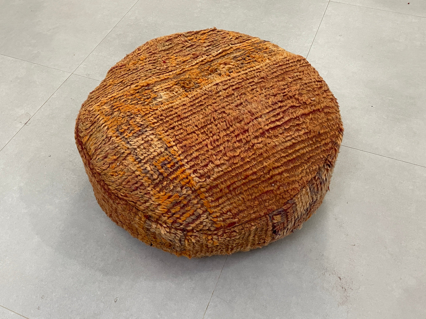 Round moroccan pouf cover - S15