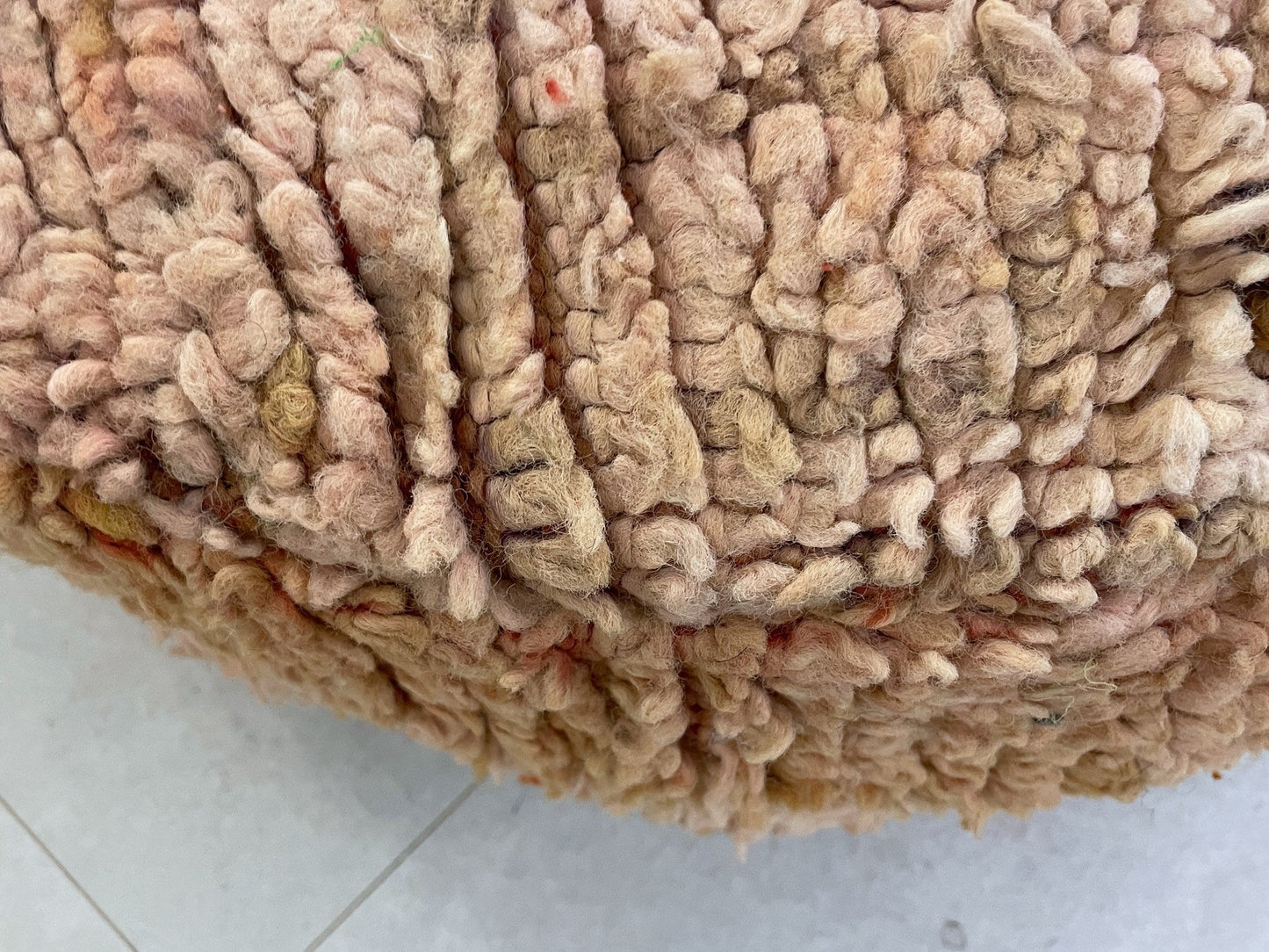 Round moroccan pouf cover - S63