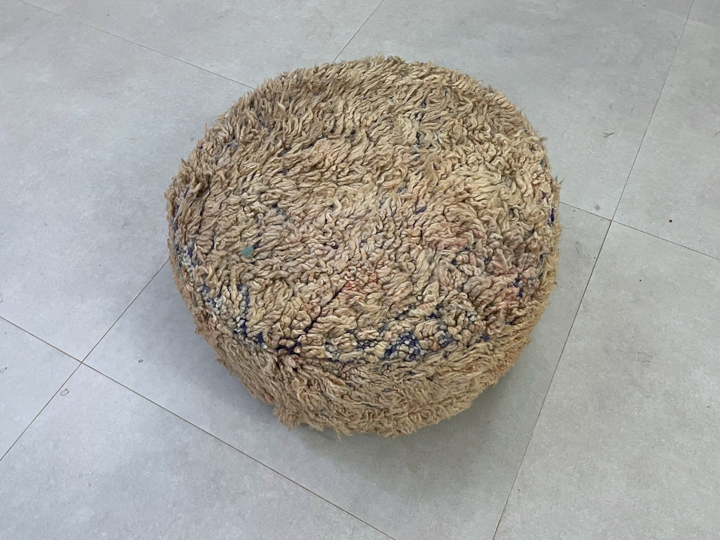 Round moroccan pouf cover - T41