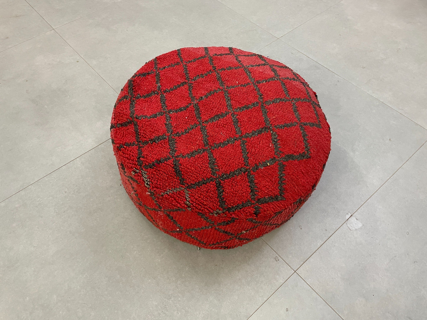 Round moroccan pouf cover - S66