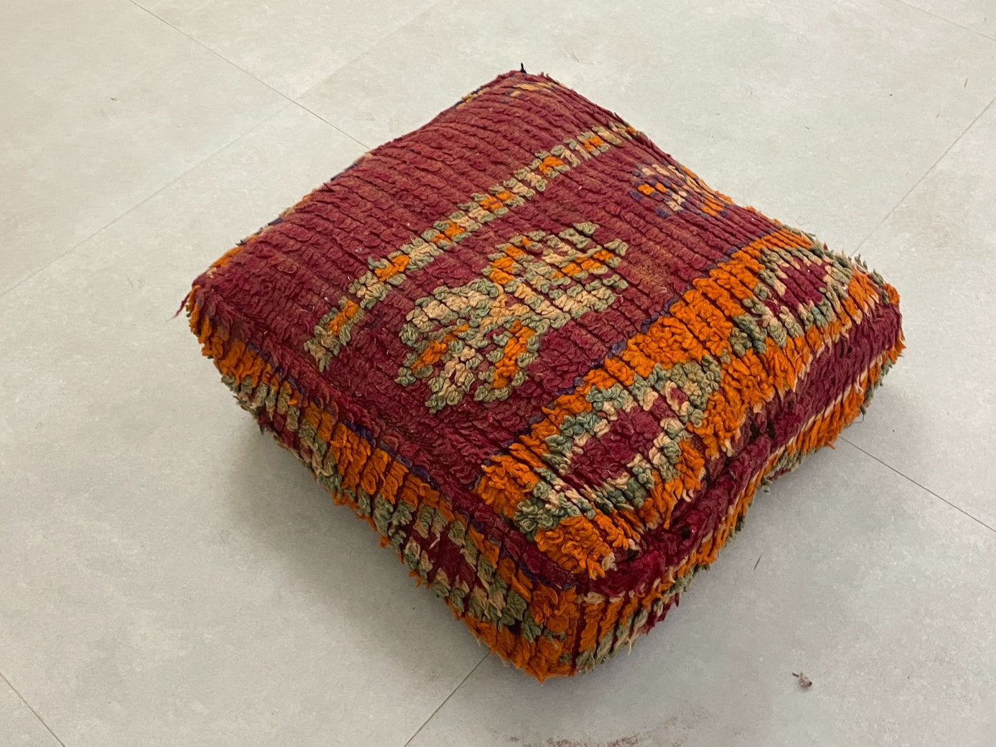 Moroccan floor pillow cover - V22