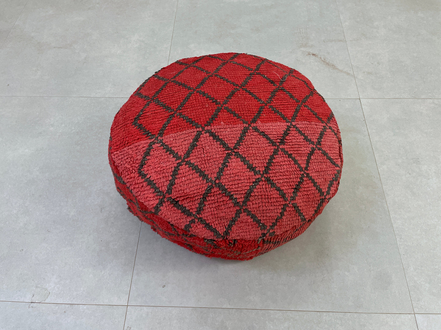 Round moroccan pouf cover - R51