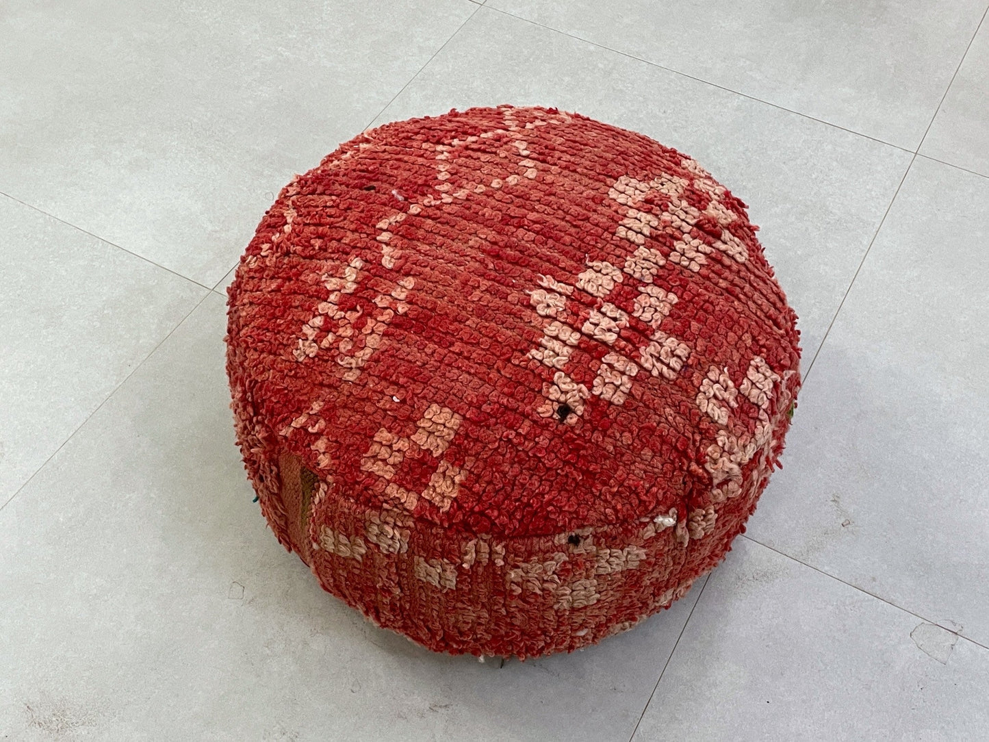 Round moroccan pouf cover - T35