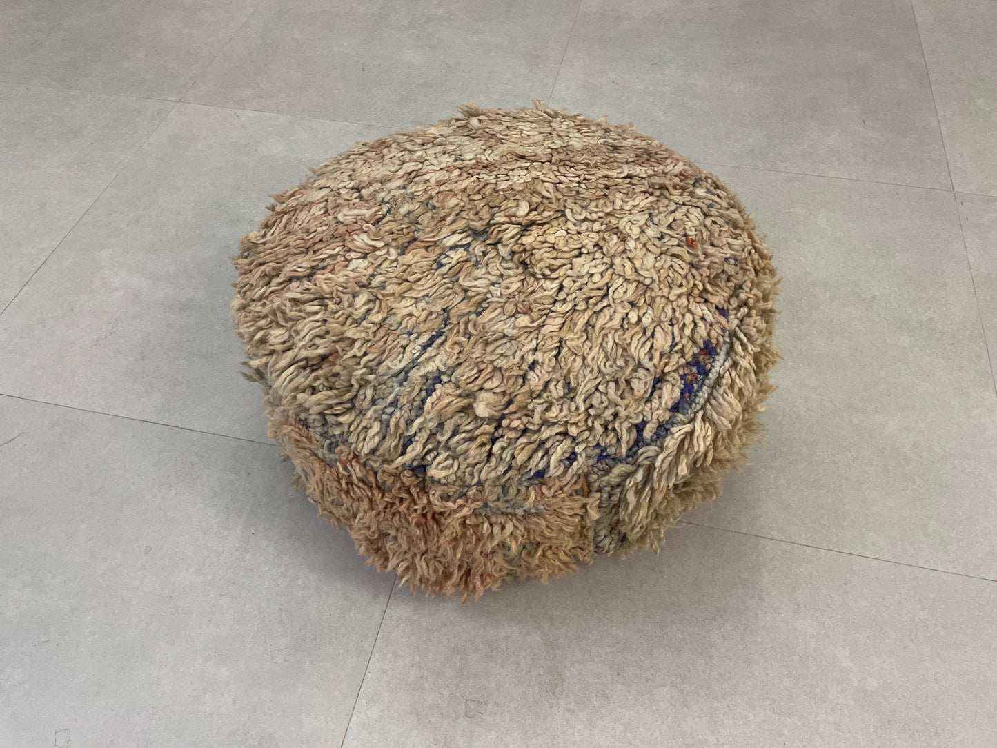 Round moroccan pouf cover - R6