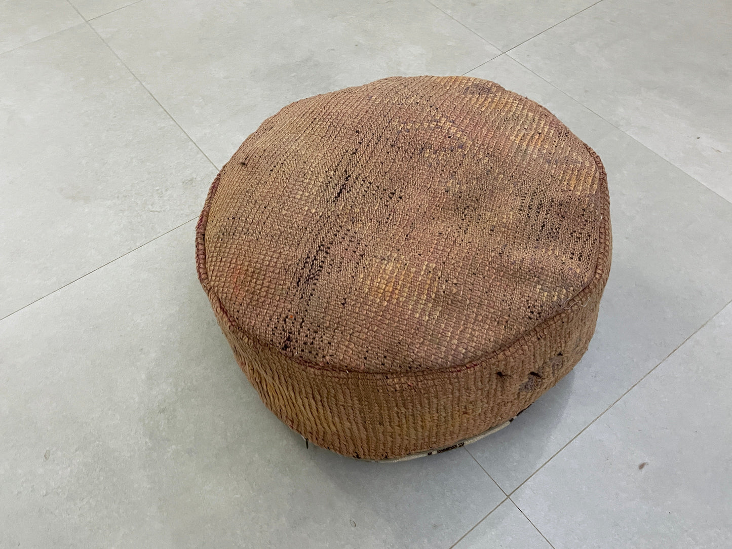 Round moroccan pouf cover - T18