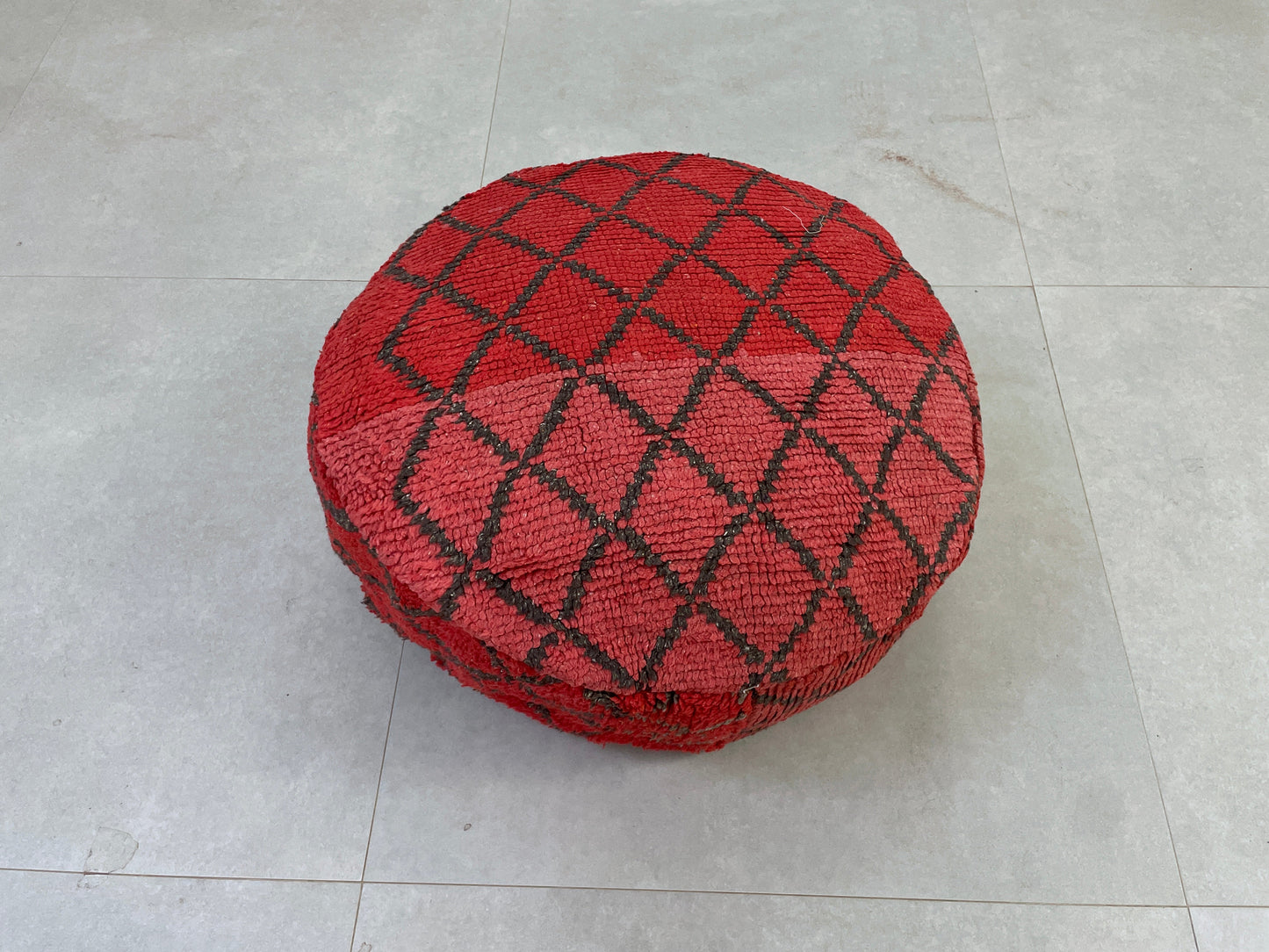 Round moroccan pouf cover - R51