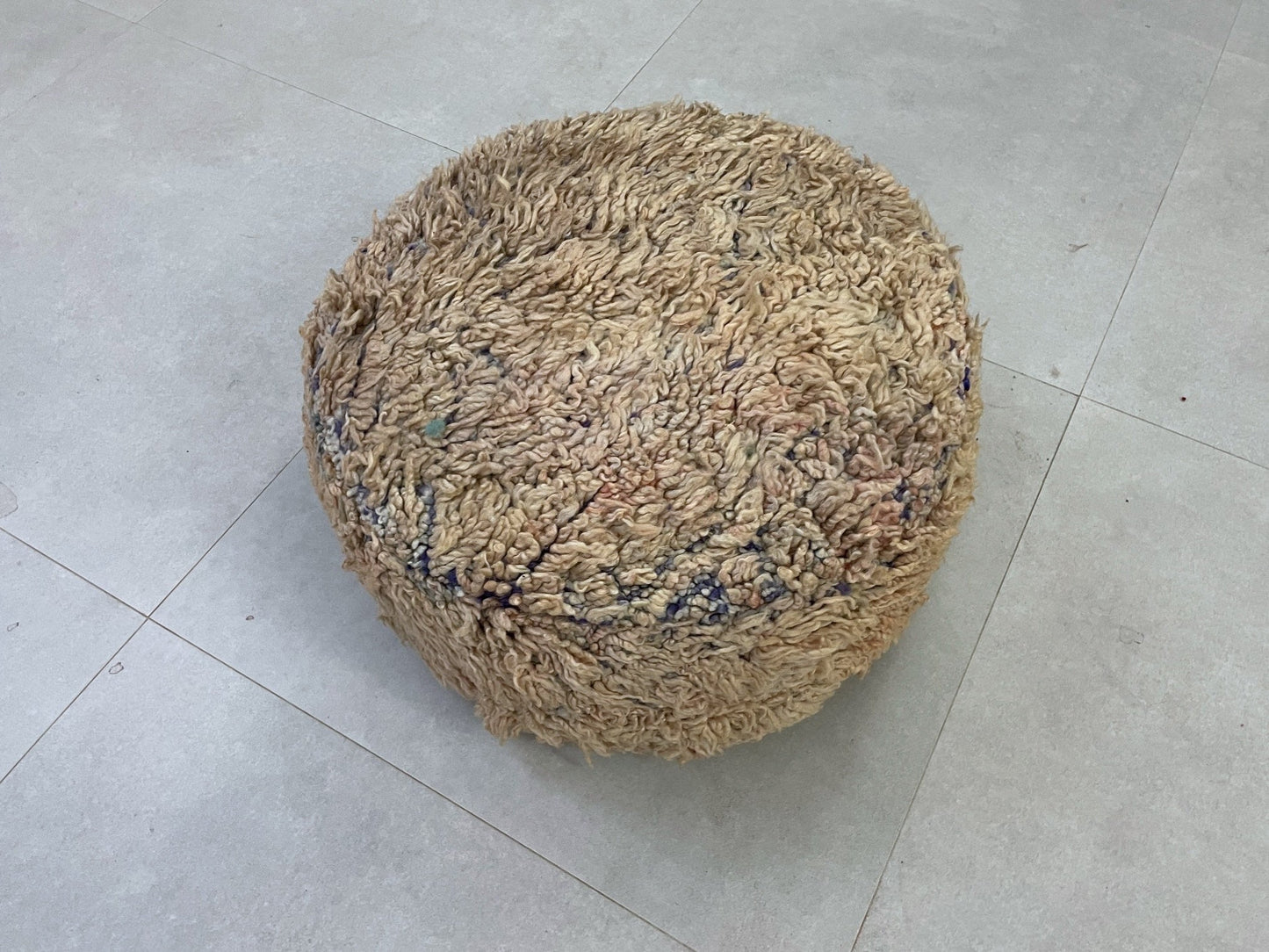 Round moroccan pouf cover - T41